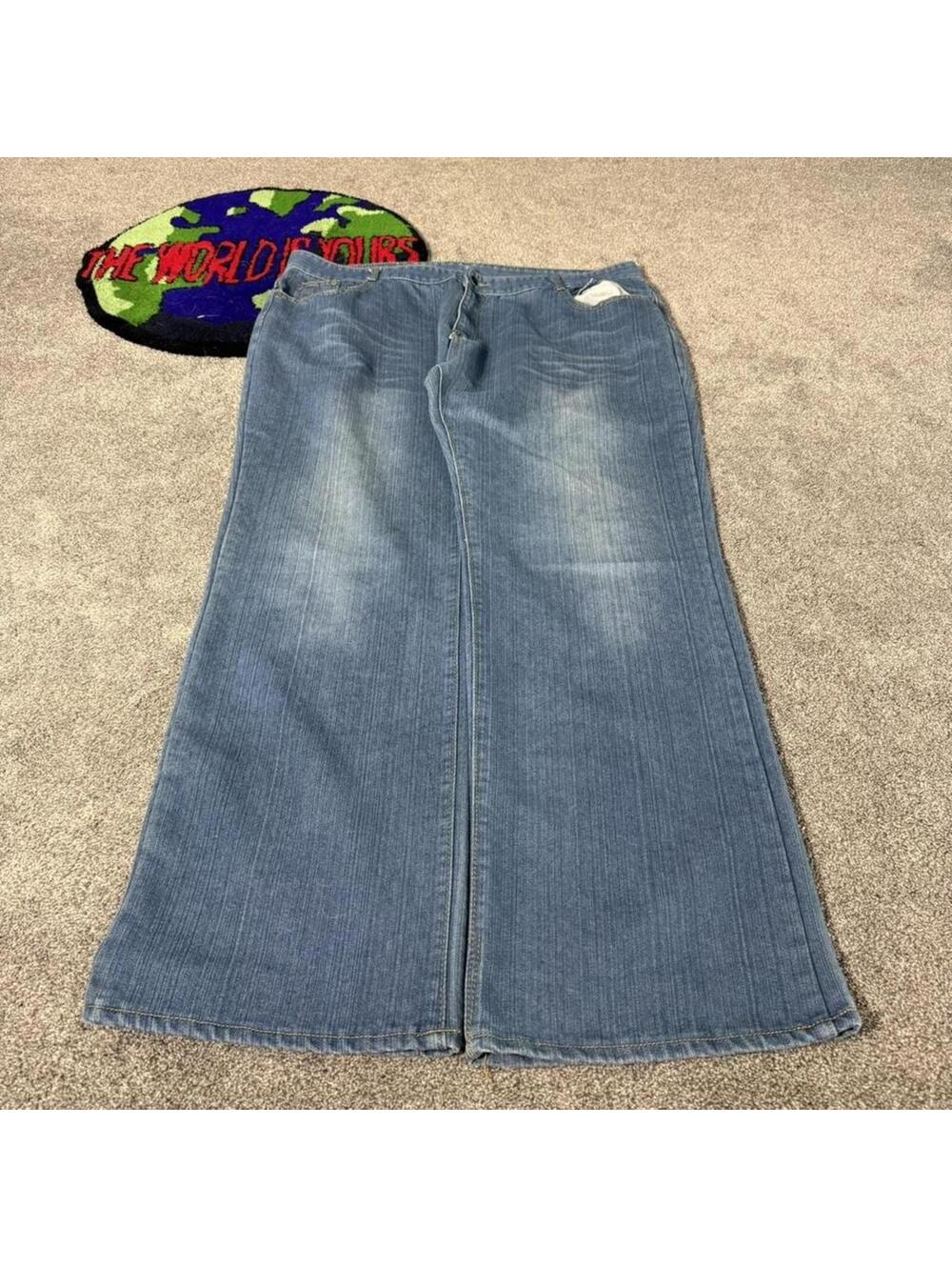 vintage y2k super baggy jeans 2000’s next level denim